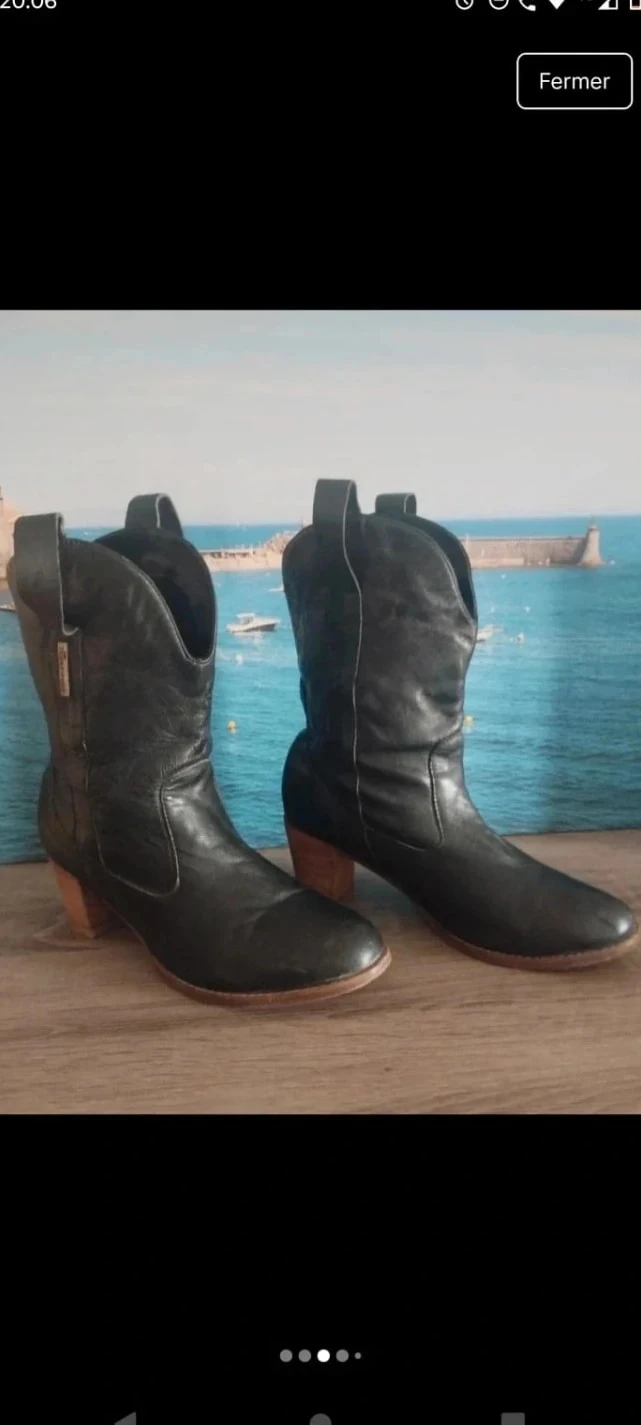 Botas femininas pretas les tropéziennes P38 – photo 3